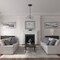 Ekena Millwork Attica Ceiling Medallion (Fits Canopies up to 5"), 18"OD x 4"ID x 5/8"P, Stone Hearth Crackle CM18ATSHC - alternate 3